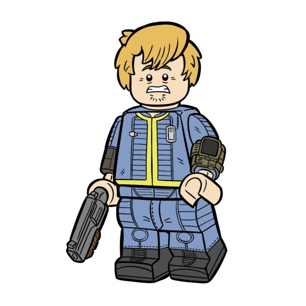 Scared Vault Dweller - Pin