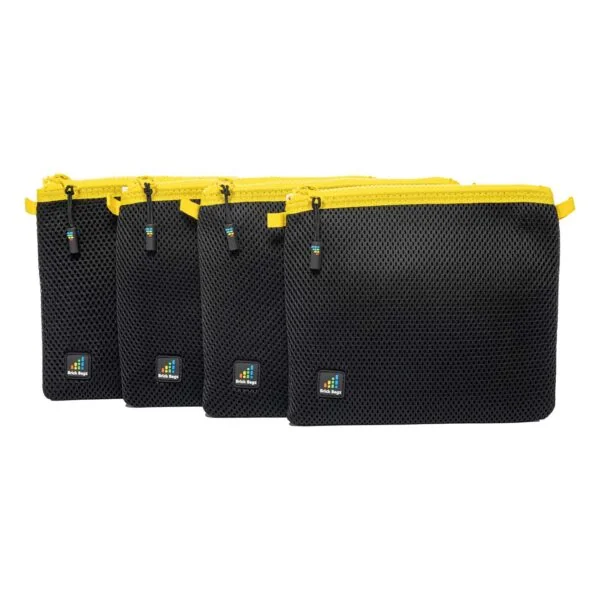 Small Yellow Brick Bagz Bundle, front view, available at Infinite Brick