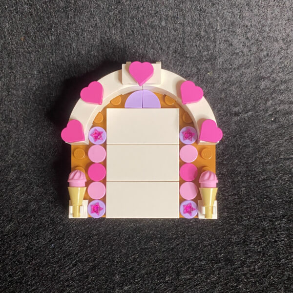 Gingerbread Gift Tag/Ornament in Pink