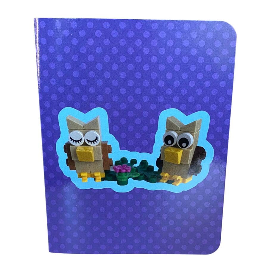 Front of the "I Will OWL-WAYS Love You" greeting card with illustrated owl design and card title