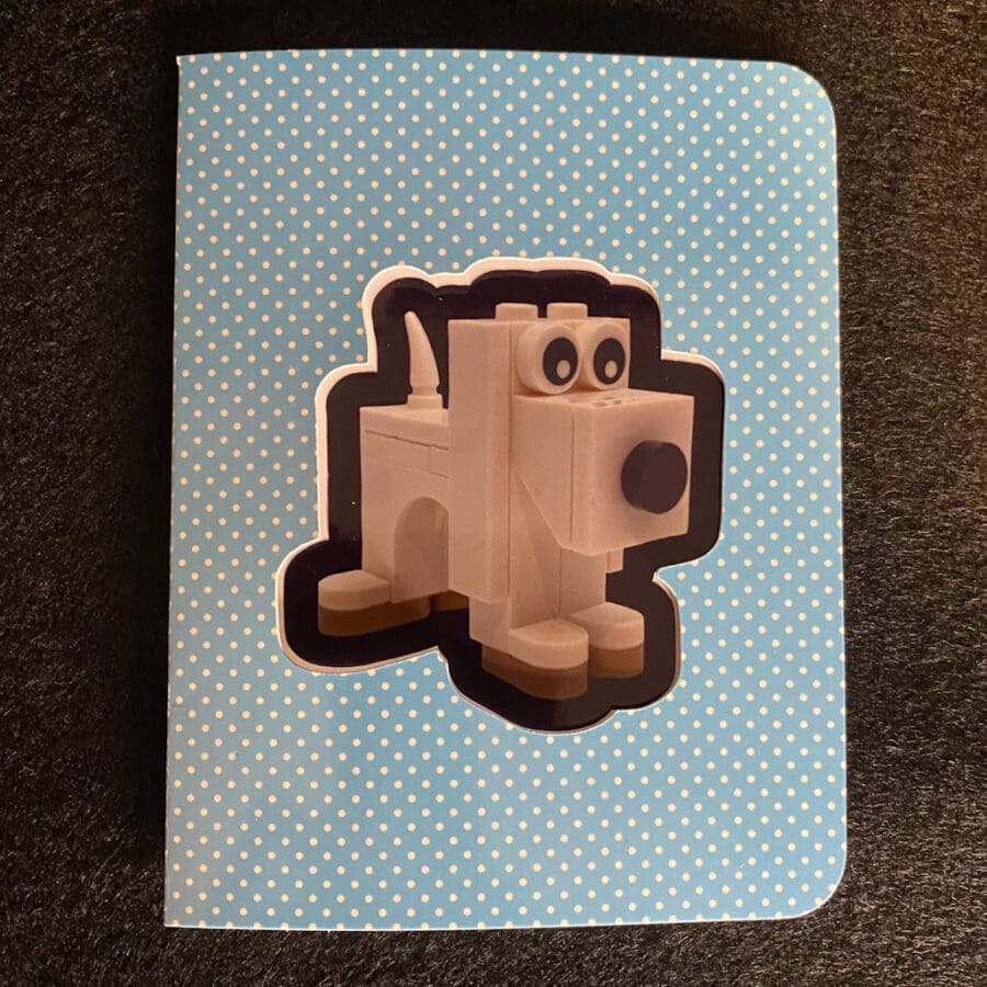 Brick and Books-dog card-1 5