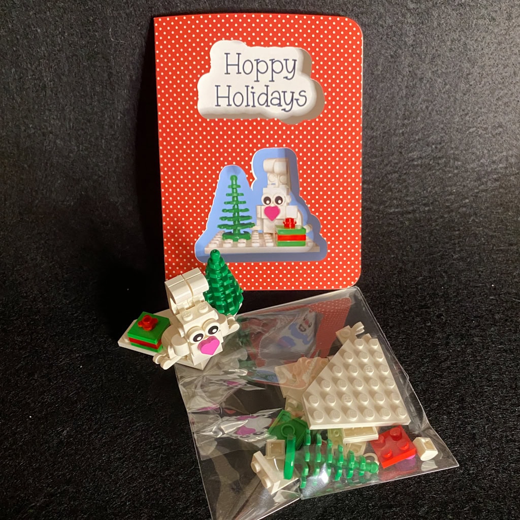 Bunny Card ~ 'Hoppy Holidays' - Image 3