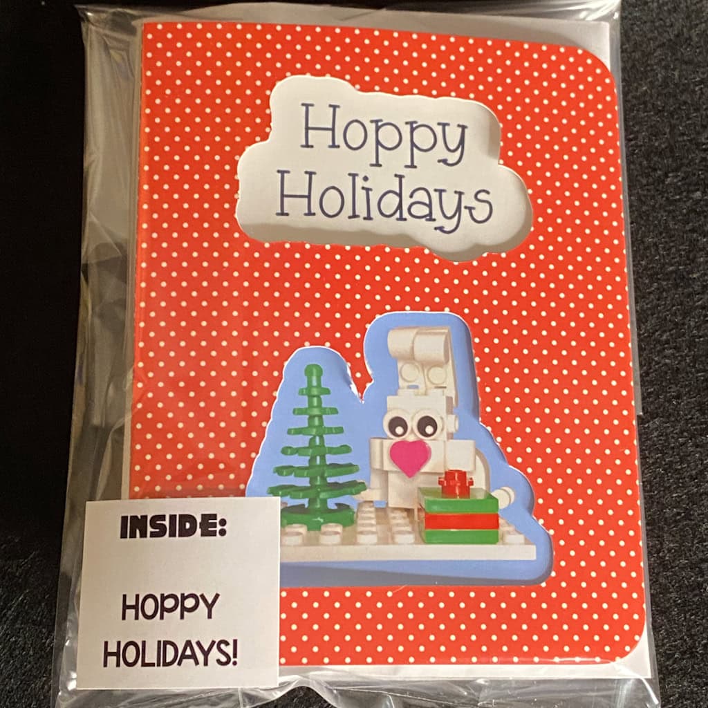 Bunny Card ~ 'Hoppy Holidays' - Image 4