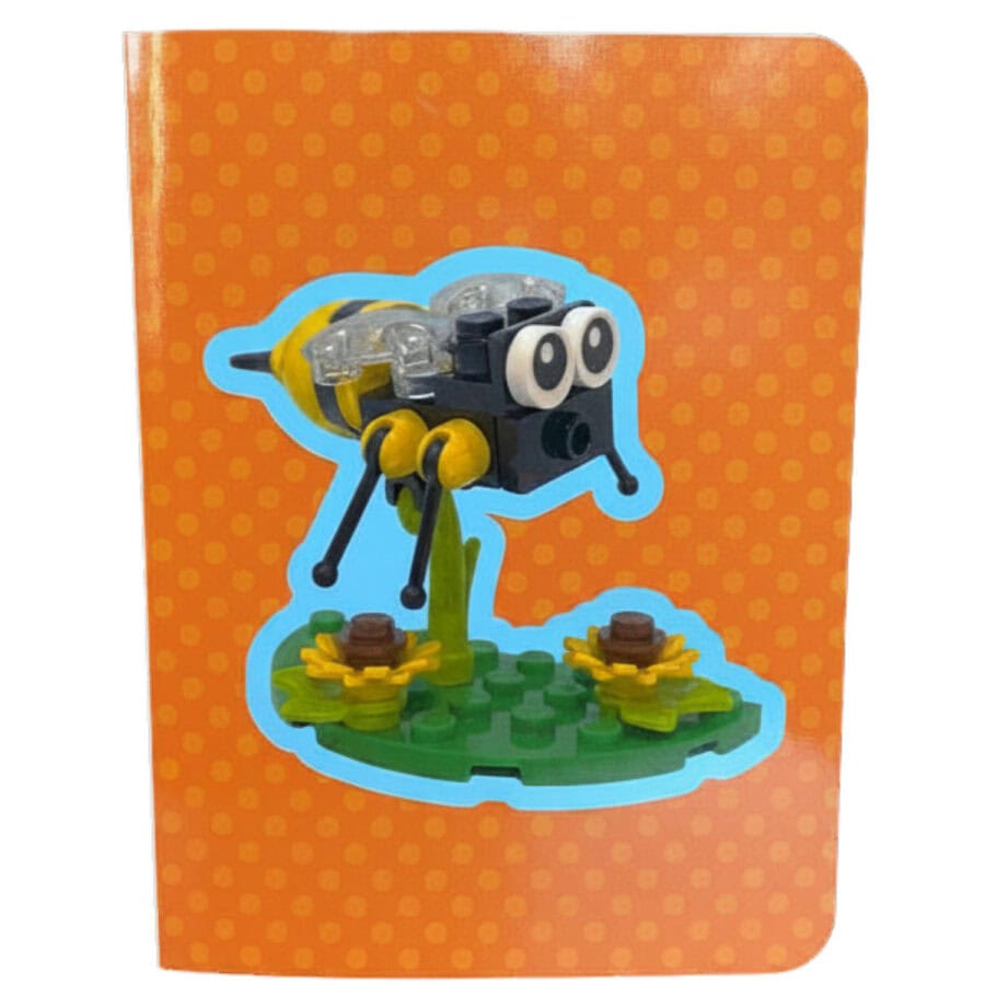 Front of the "Thank you for BEE-ing Wonderful" greeting card with illustrated bee design and card title